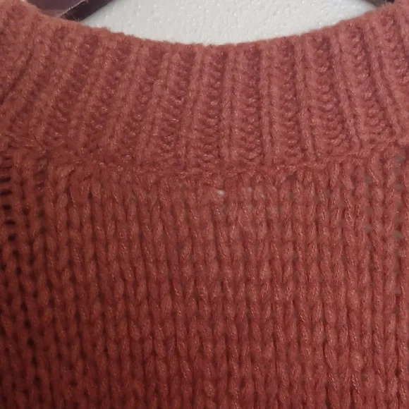 Maeve Anthropologie Chunky 3D Floral Knit Cardigan Sweater OS Boho Oversized - Picture 15 of 16